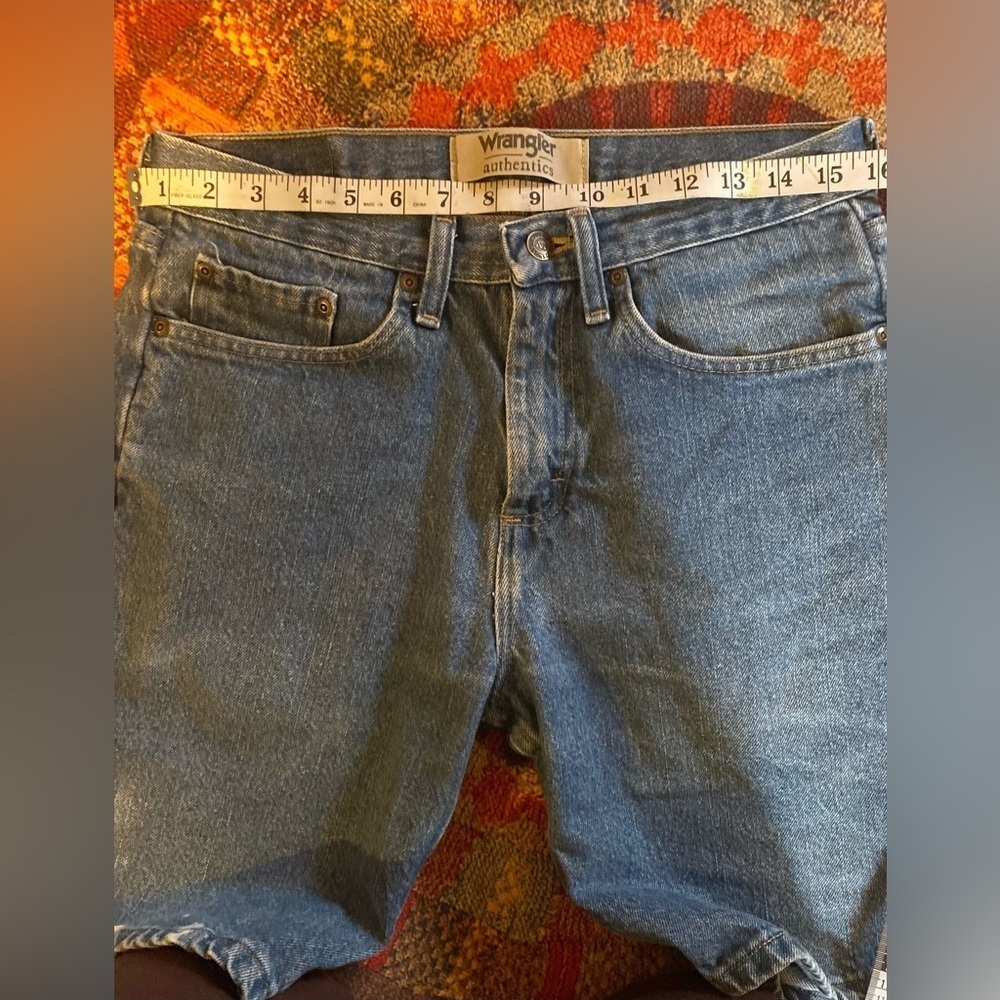 Wrangler Blue Denim Shorts - Picture 8 of 10